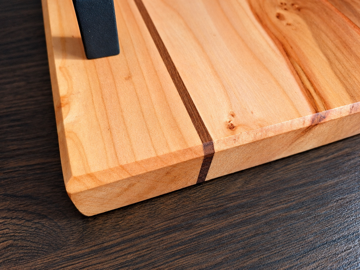 Solid willow serving tray