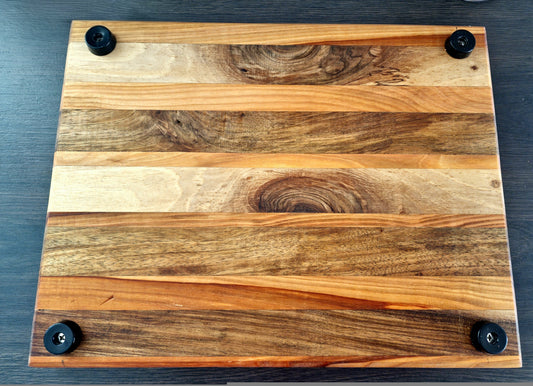 Walnut-Cherry-Maple Edge Grain