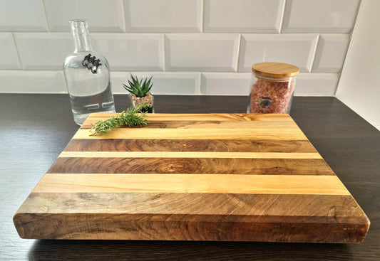 Walnut-Cherry-Maple Edge Grain