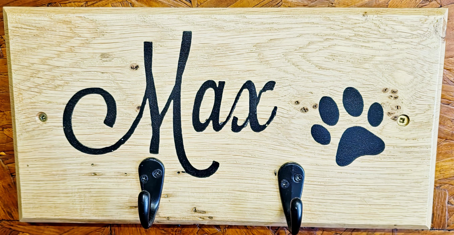 Personalised Dog Lead Hook