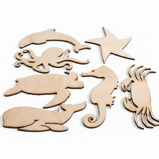 Sea creatures blanks