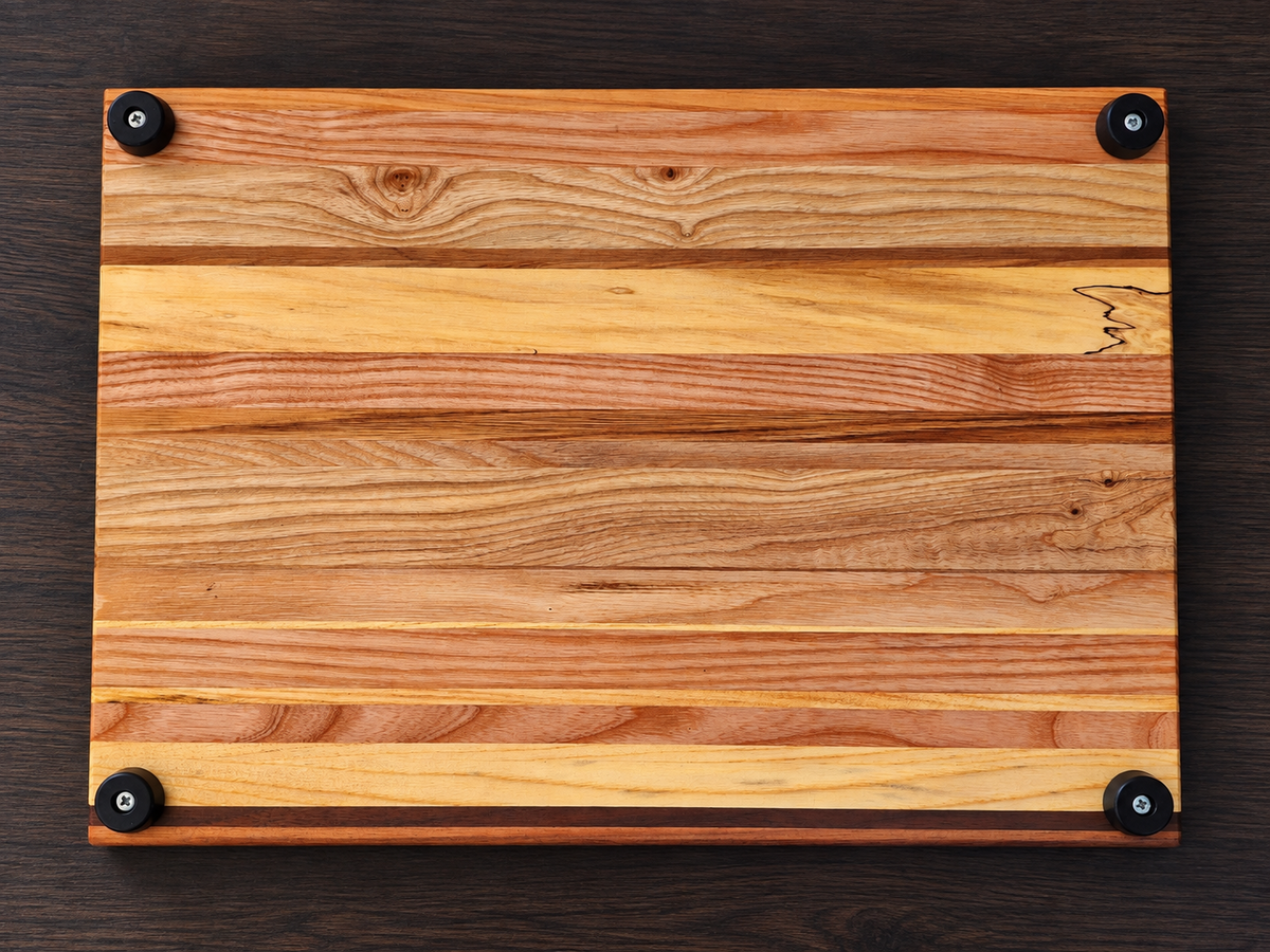 Handcrafted Walnut, Cherry, Ash & Spalted Beech Chopping Board