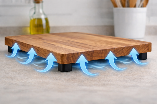 Rubber feet on chopping boards?