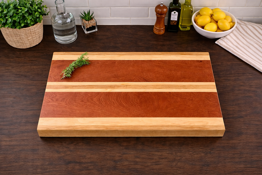 Sapele, Beech & Walnut Chopping Board
