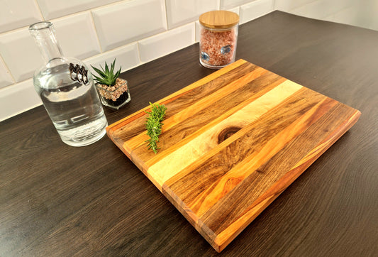 Walnut-Cherry-Maple Edge Grain