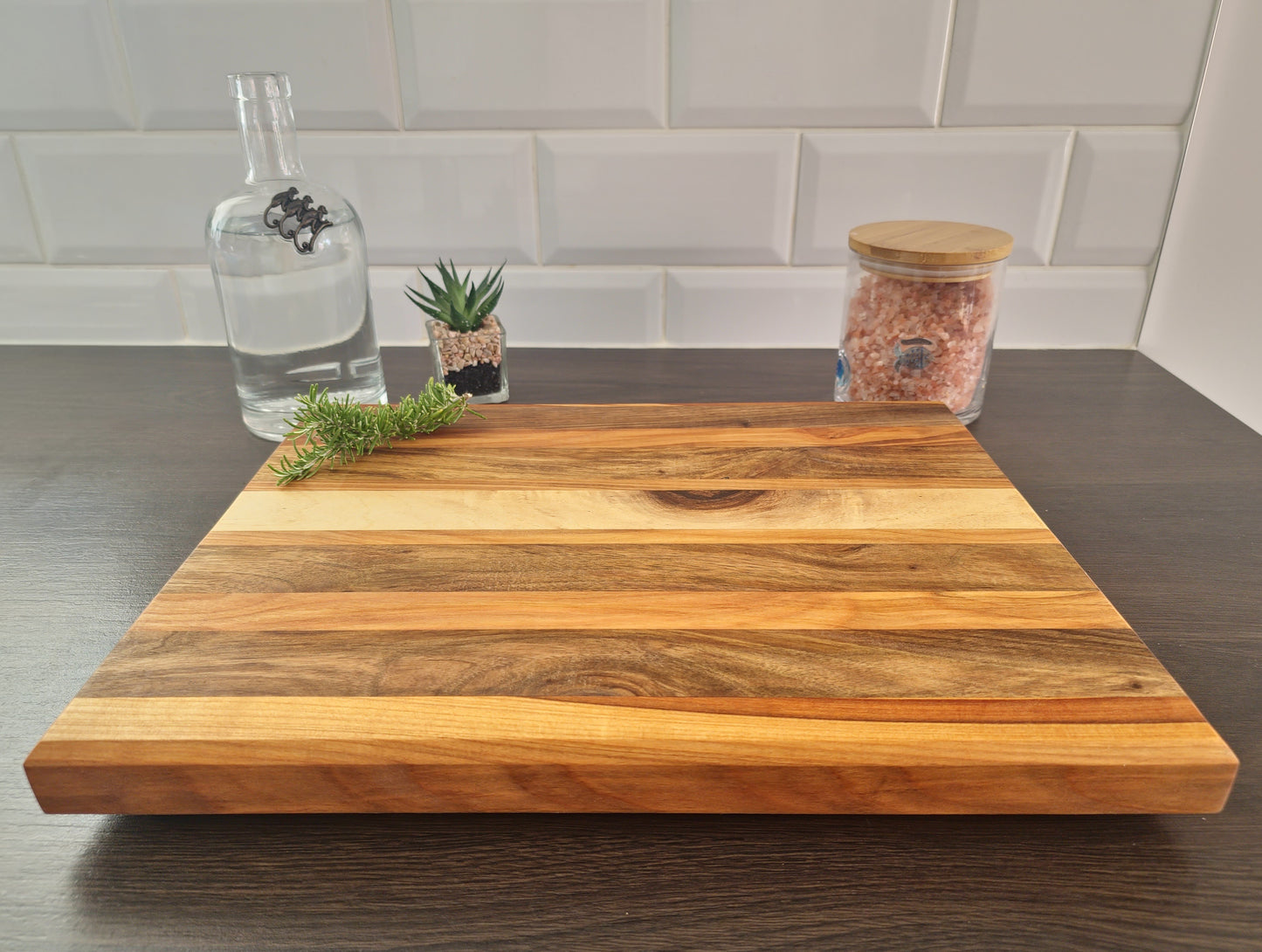 Walnut-Cherry-Maple Edge Grain