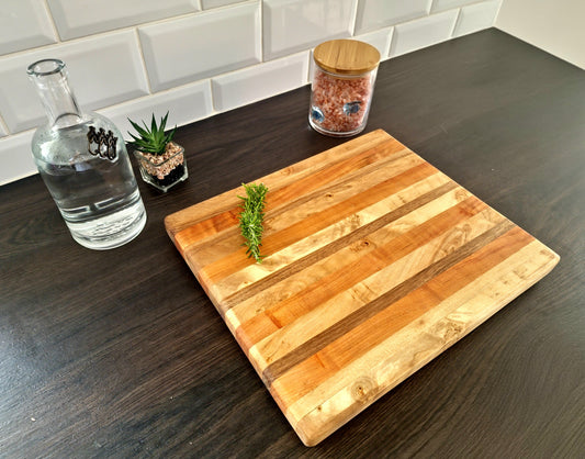 Walnut-Cherry-Maple Edge Grain