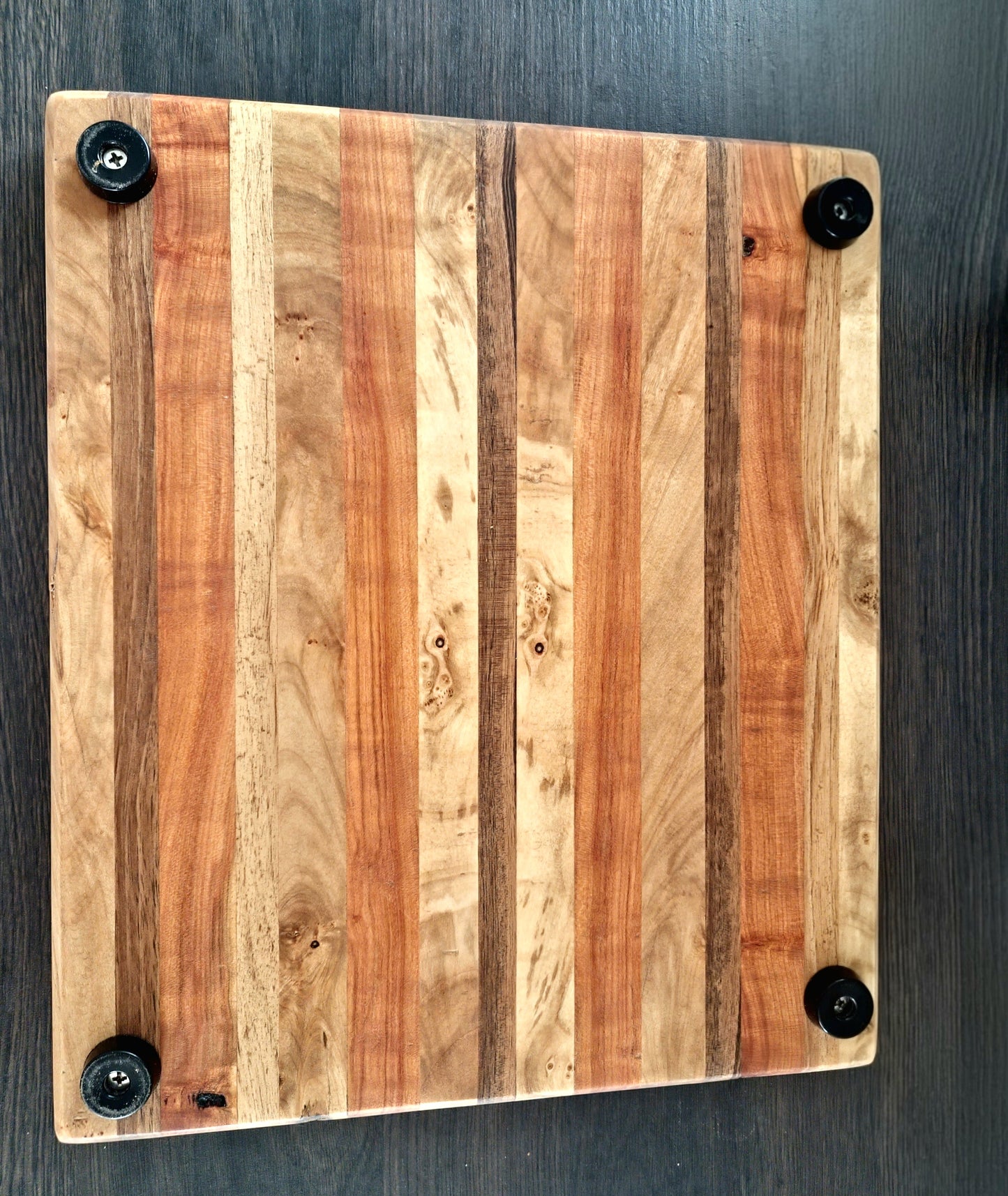 Walnut-Cherry-Maple Edge Grain