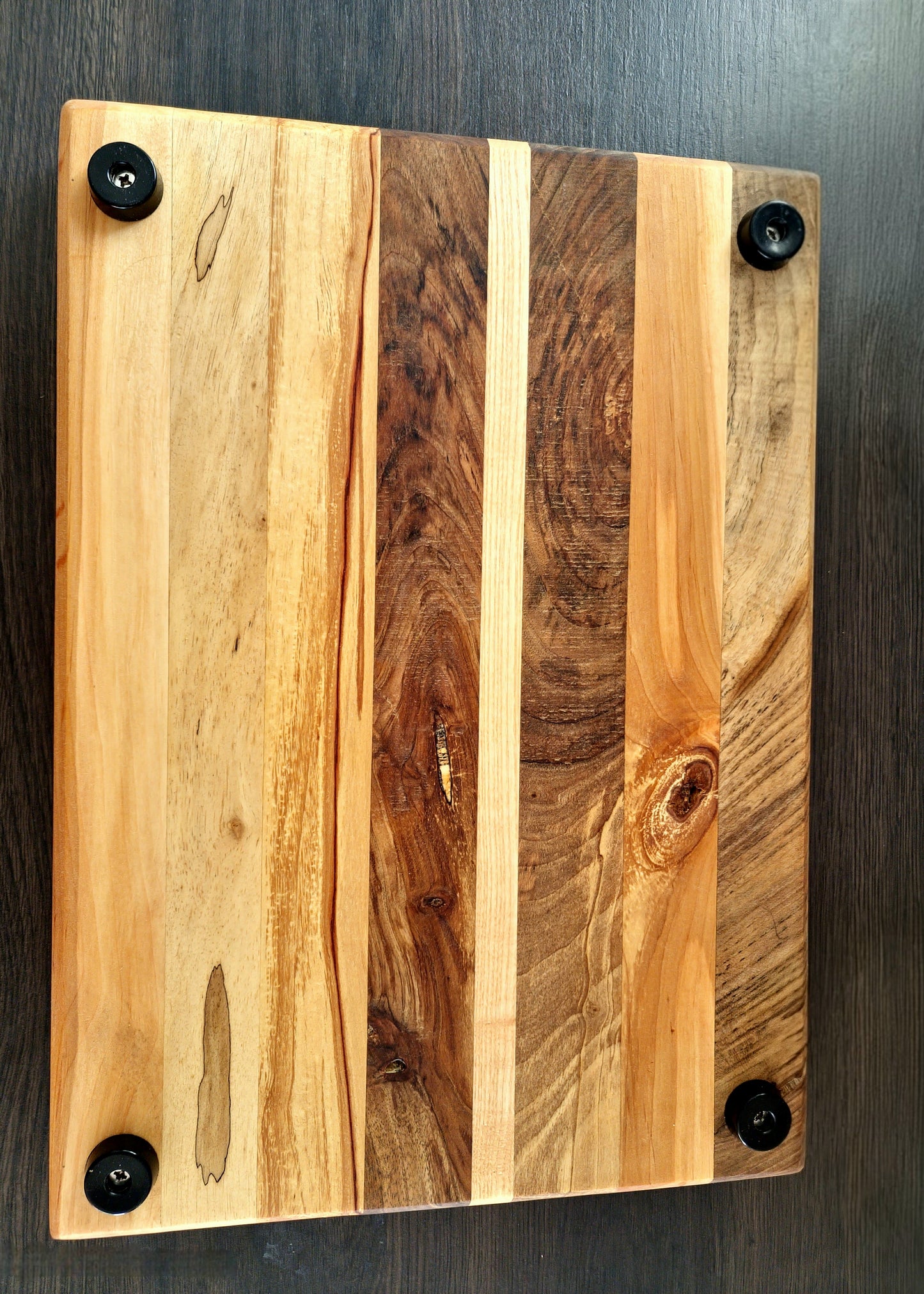 Walnut-Cherry-Maple Edge Grain