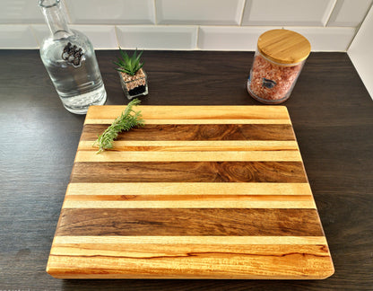 Walnut-Cherry-Maple Edge Grain