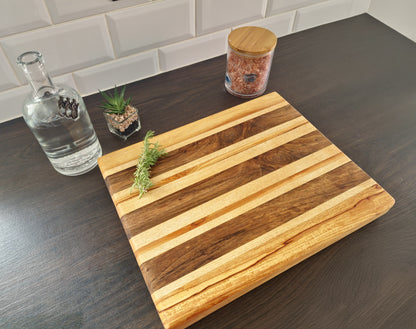 Walnut-Cherry-Maple Edge Grain