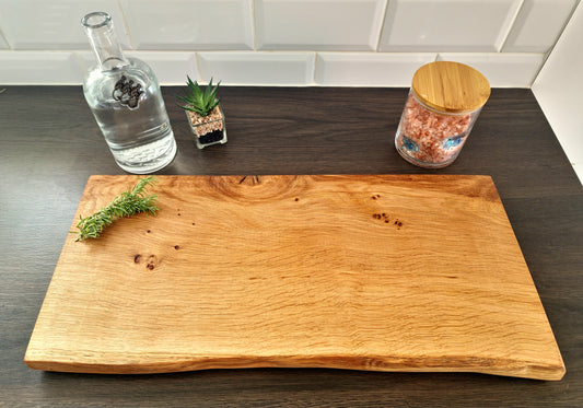 Oak Live Edge. Edge Grain