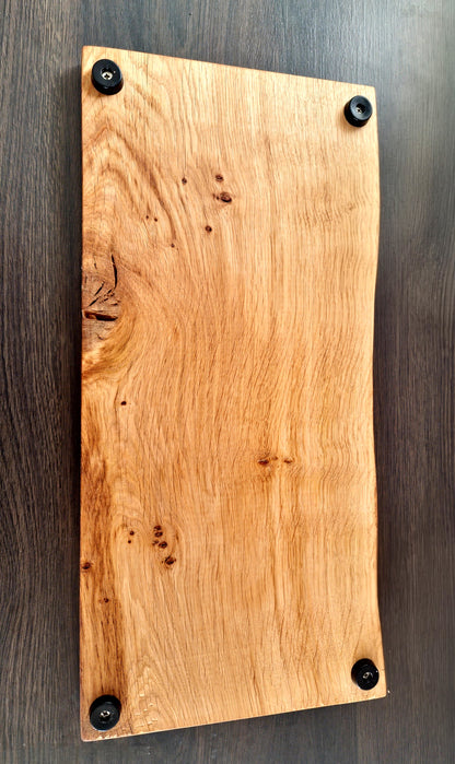 Oak Live Edge. Edge Grain