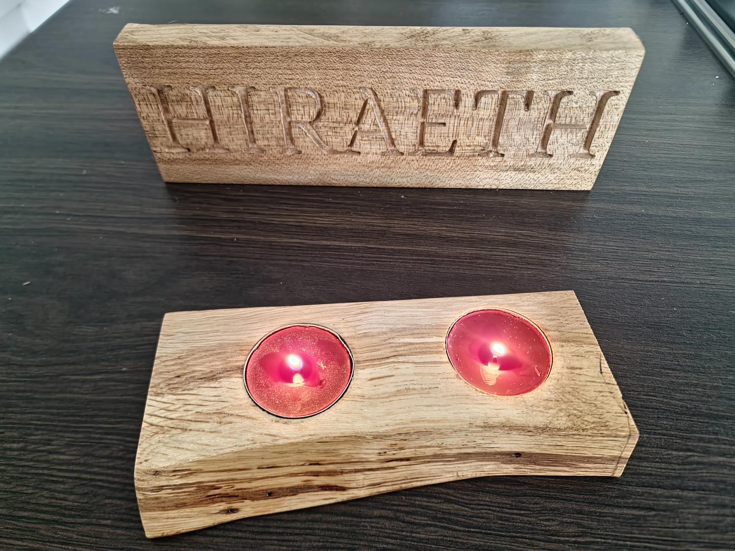 Oak Tee Light Holders