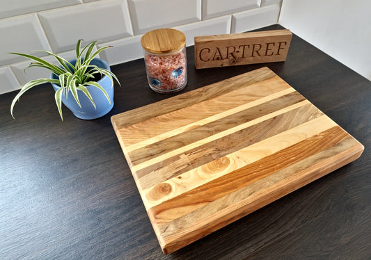 Walnut-Cherry-Maple Edge Grain