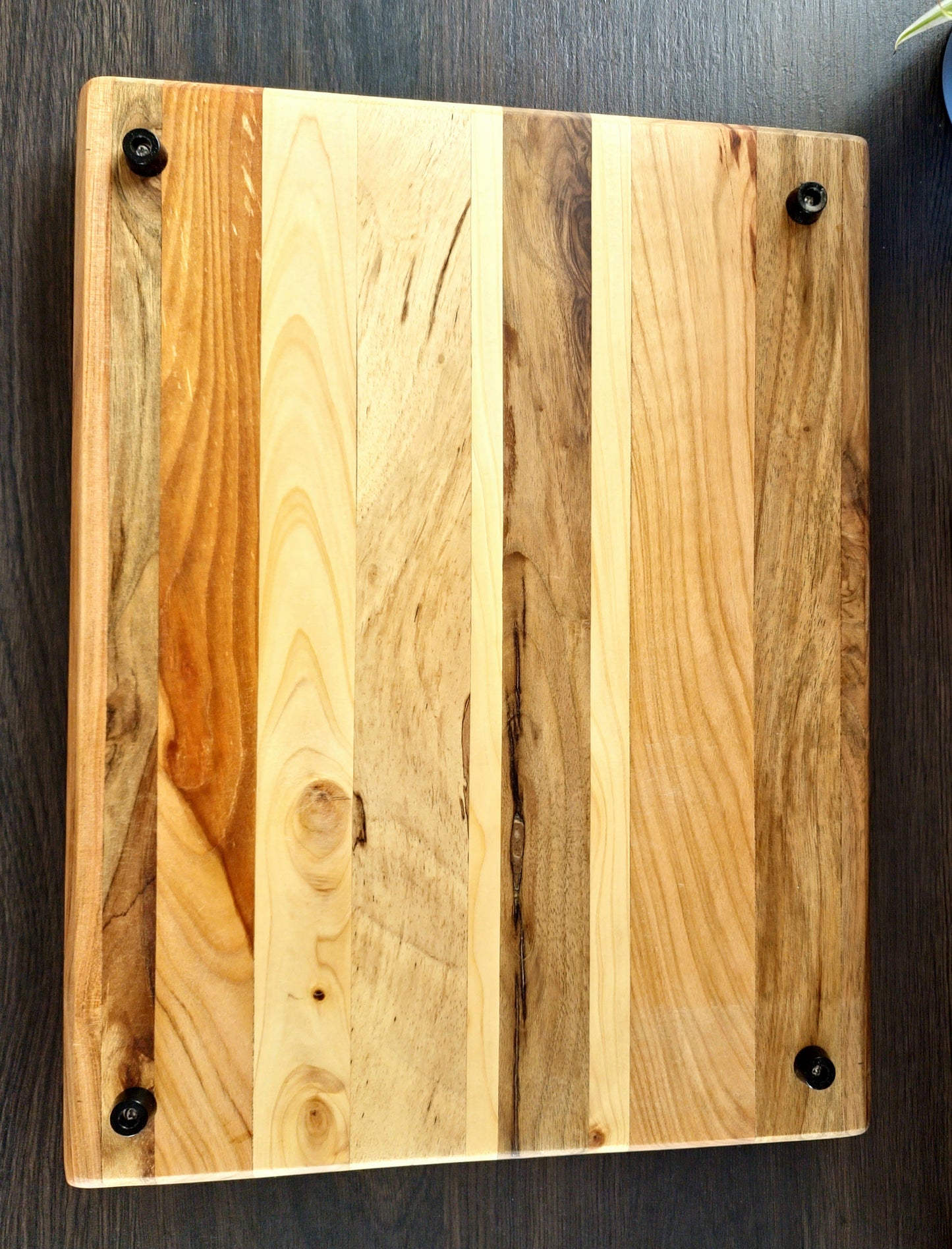 Walnut-Cherry-Maple Edge Grain