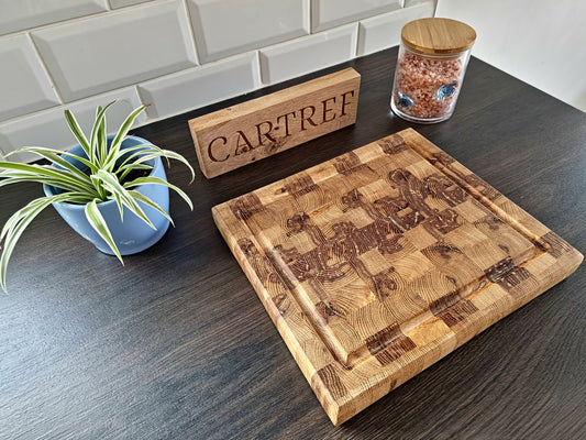 Oak End Grain