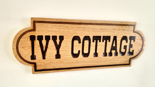 Oak House Sign/Name Plaque
