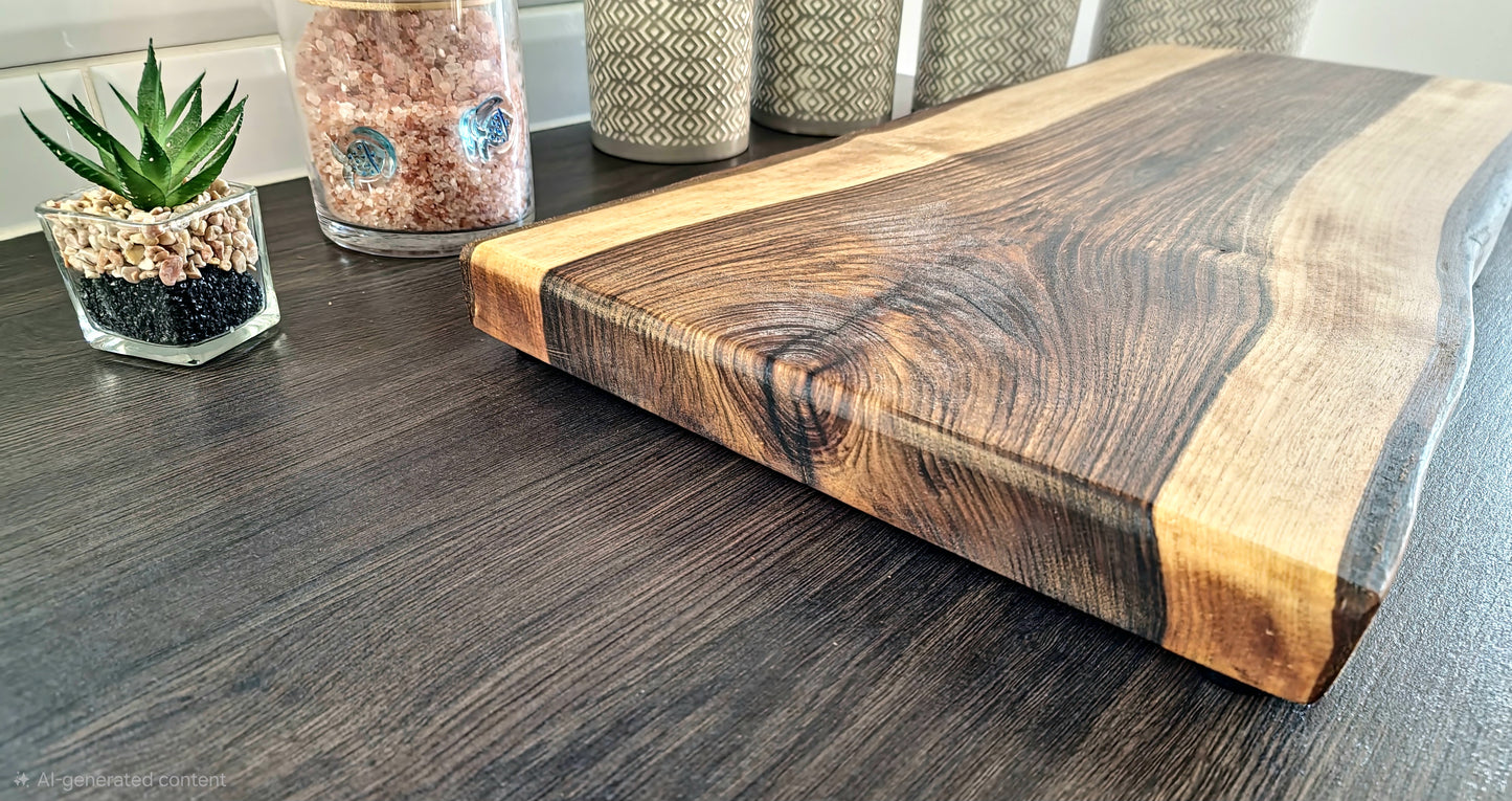 Black Walnut Double Live Edge