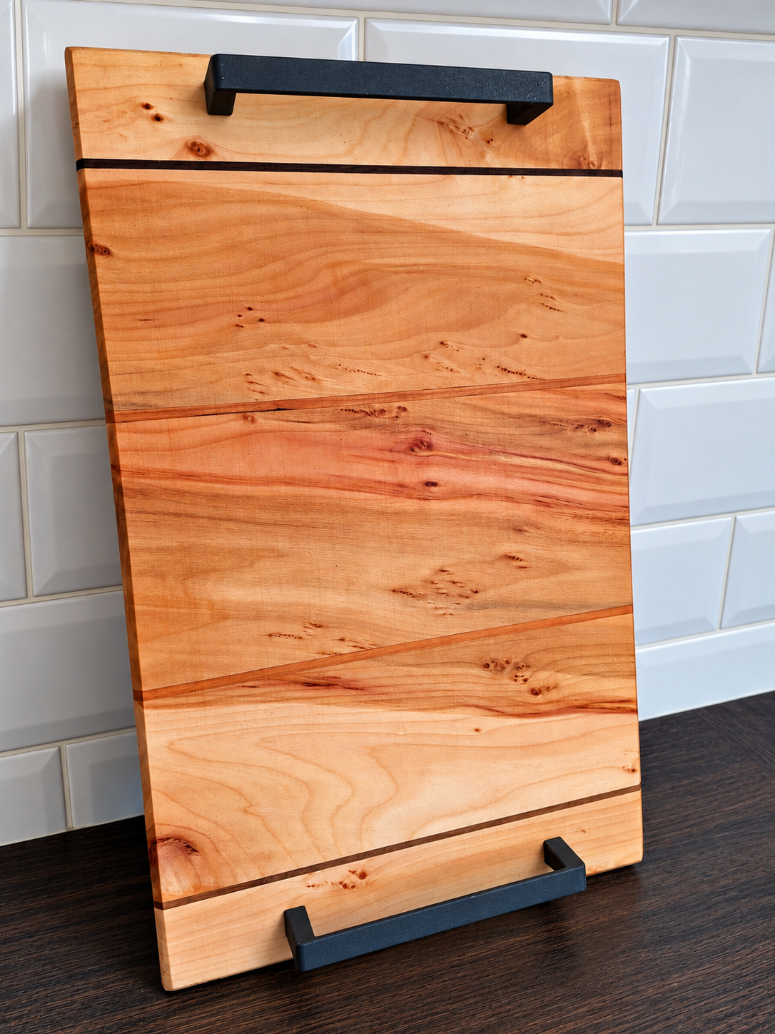 Solid willow serving tray