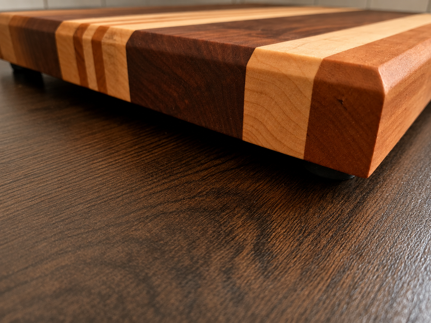Walnut, Maple & Cherry Chopping Board
