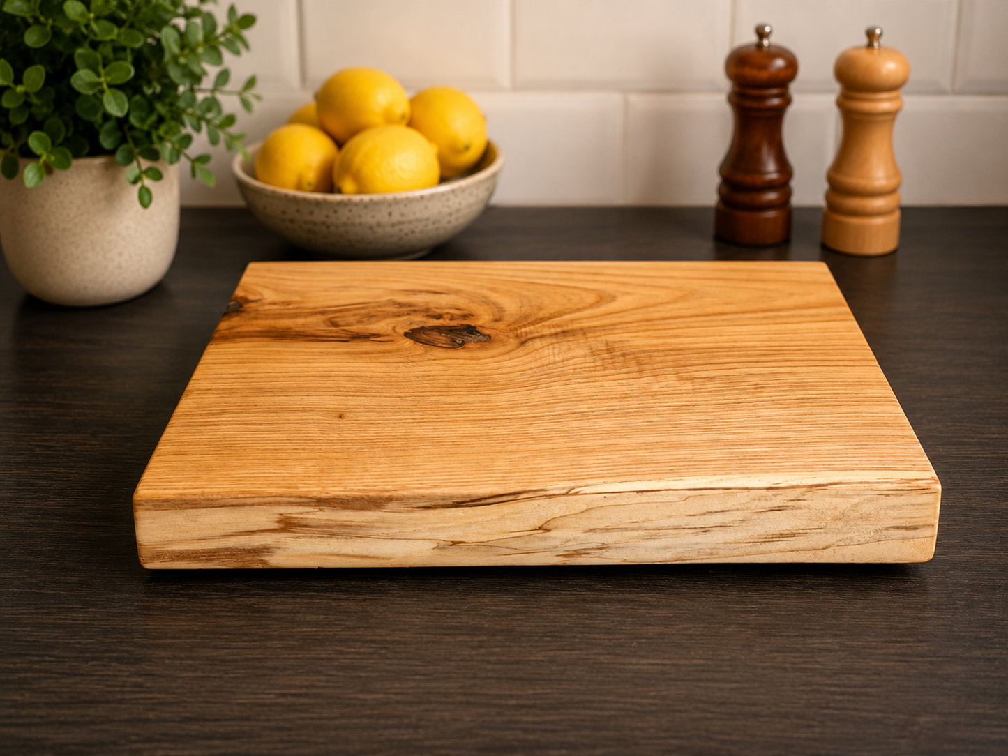 Oak Live Edge Chopping Board