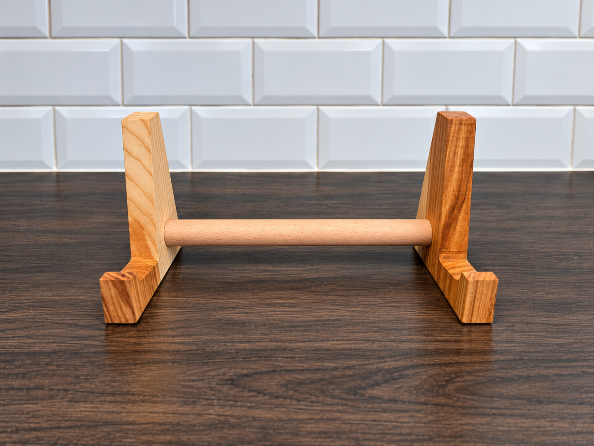 Handmade Oak Chopping Board &amp; Recipe Book Stand
