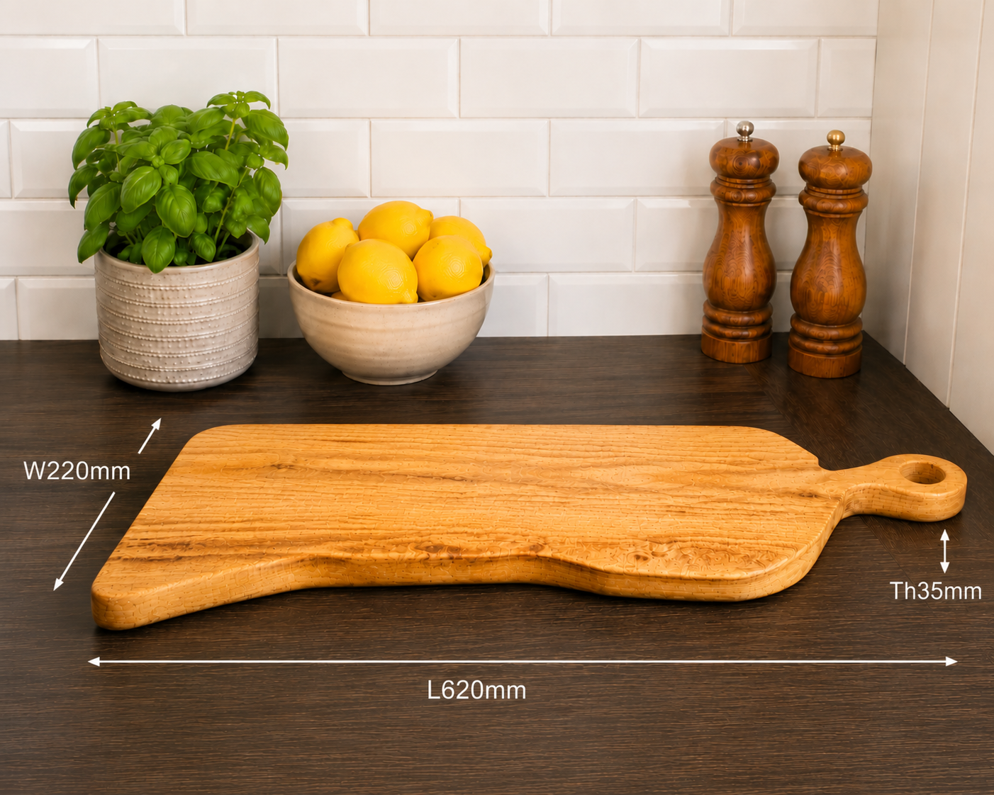 Handcrafted Ash Charcuterie & Serving Board