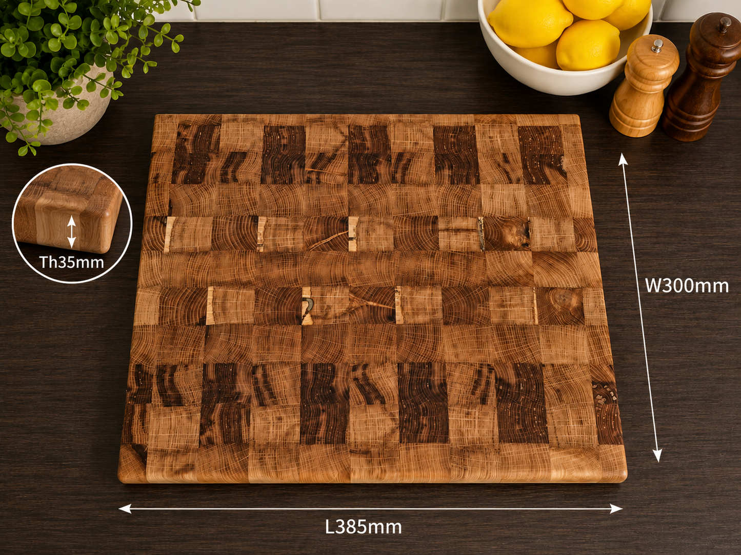 Oak End Grain Chopping Board