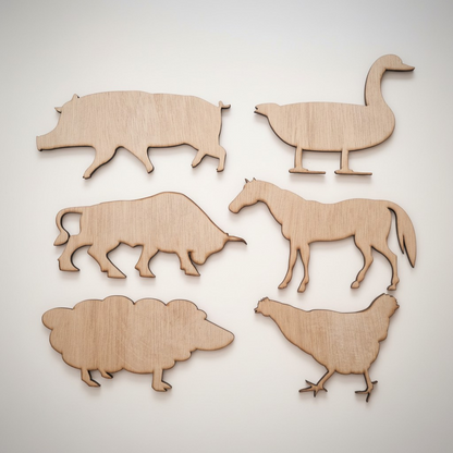 Farm Yard Animal Blanks