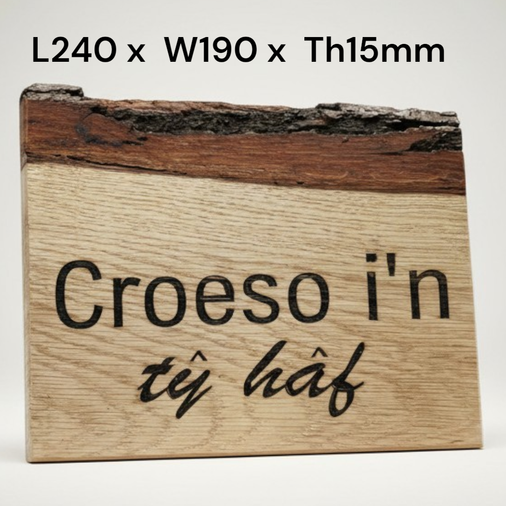 Hardwood Personalised signs