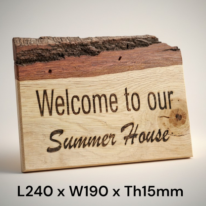Hardwood Personalised signs