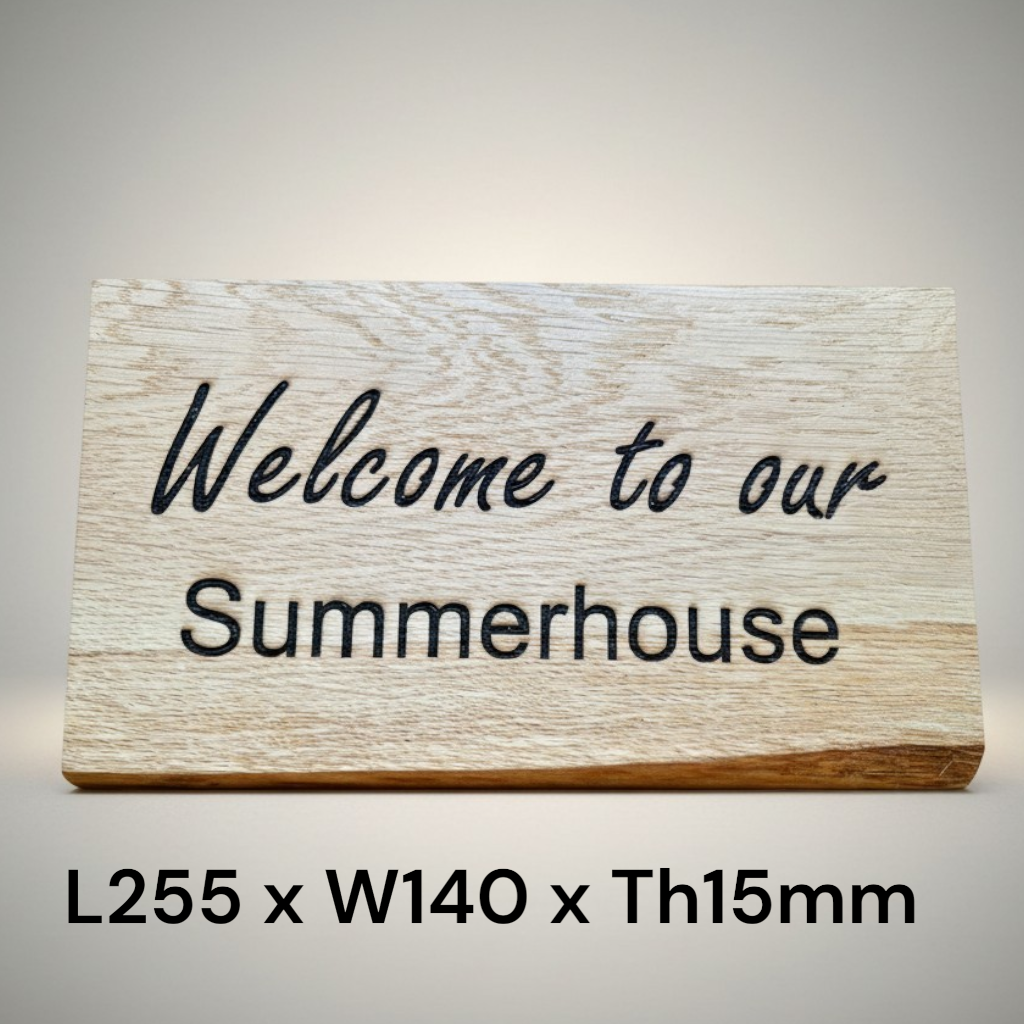 Hardwood Personalised signs
