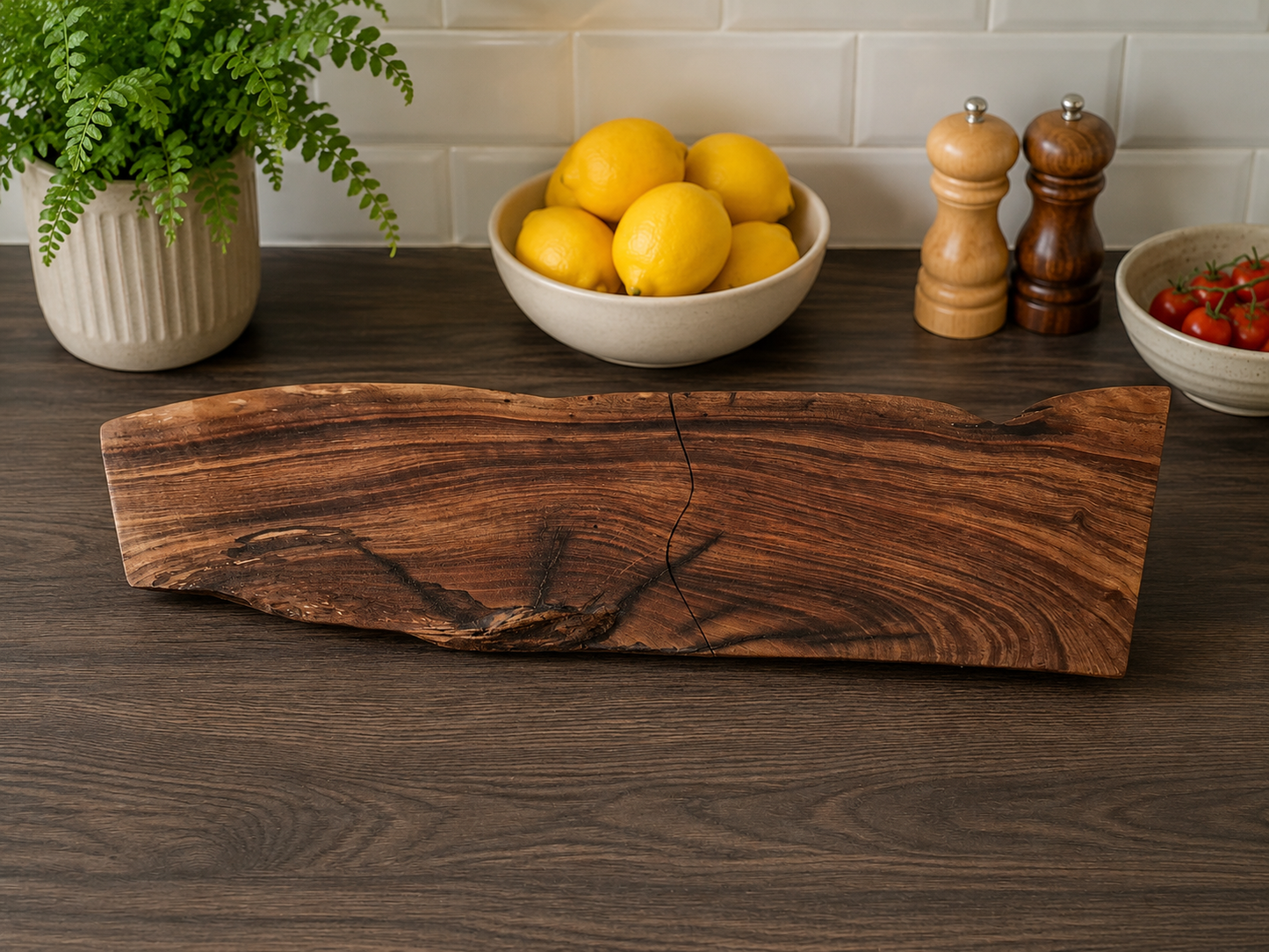 Handmade Walnut Two-Piece Charcuterie & Serving Board Set