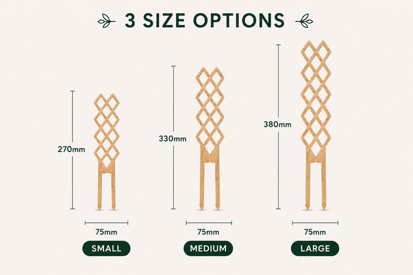 Harlequin Plant Trellis – Decorative Support for Climbing Houseplants