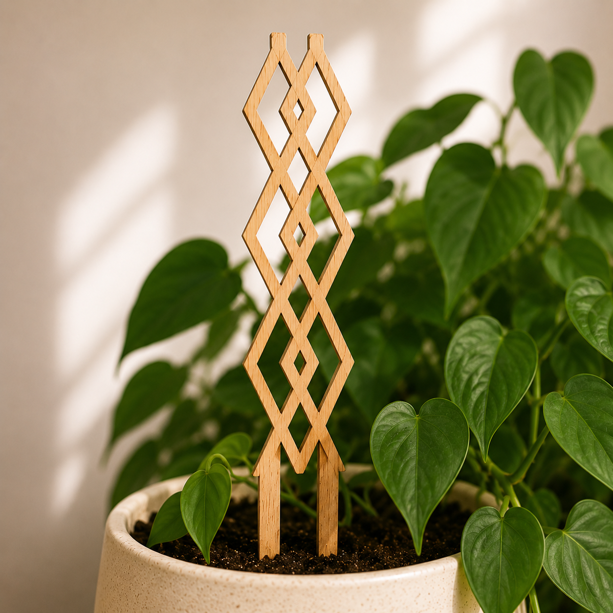 Harlequin Plant Trellis – Decorative Support for Climbing Houseplants