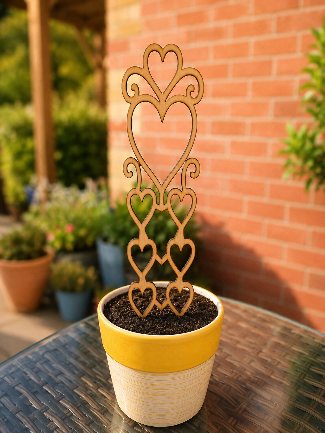 Victorian Heart Plant Trellis