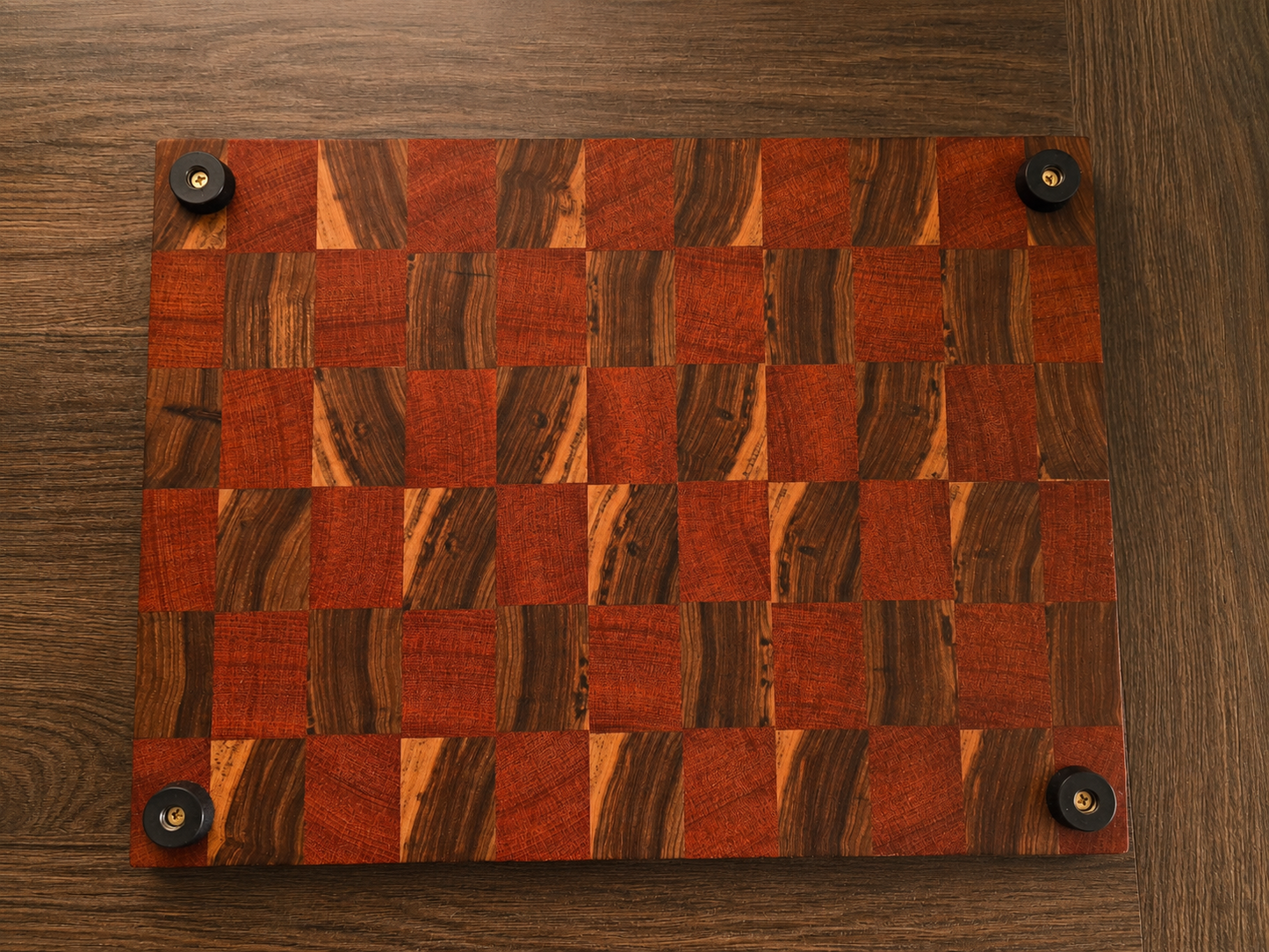 Sapele & Walnut End Grain Chopping Board