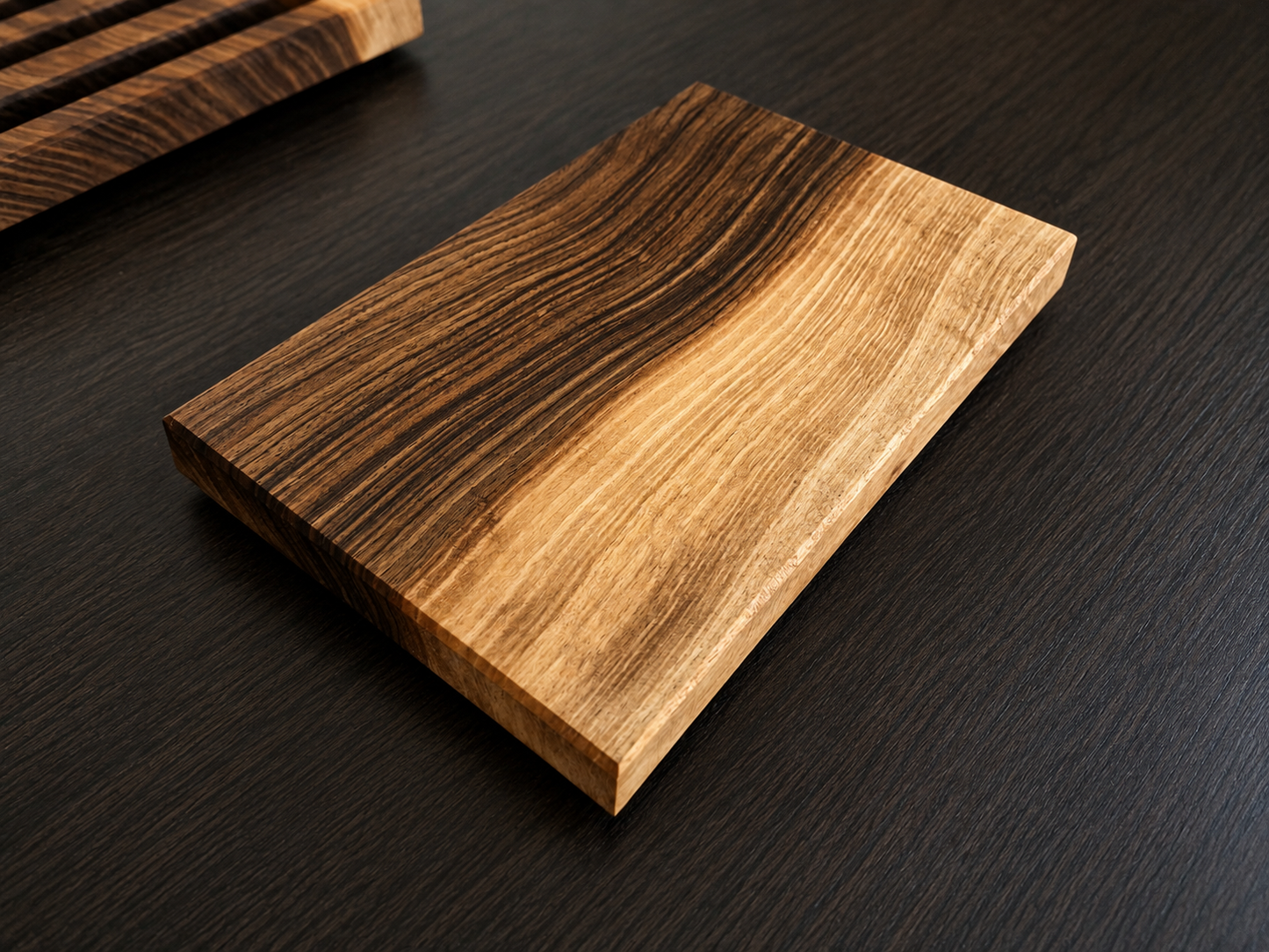 Walnut Chopping Board Set with Stand - 3 Boards