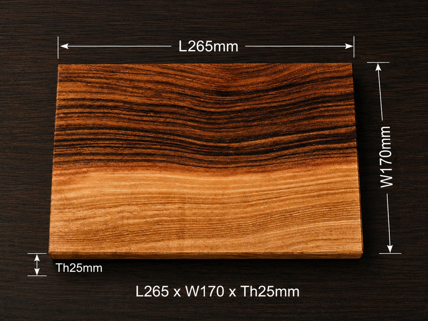 Walnut Chopping Board Set with Stand - 3 Boards