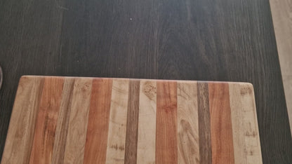 Walnut-Cherry-Maple Edge Grain
