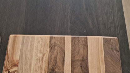 Walnut-Cherry-Maple Edge Grain