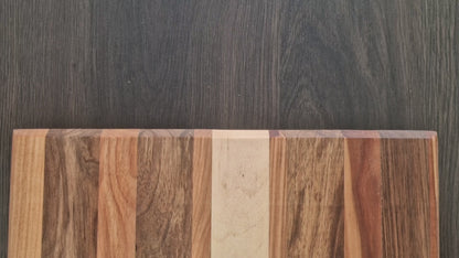 Walnut-Cherry-Maple Edge Grain